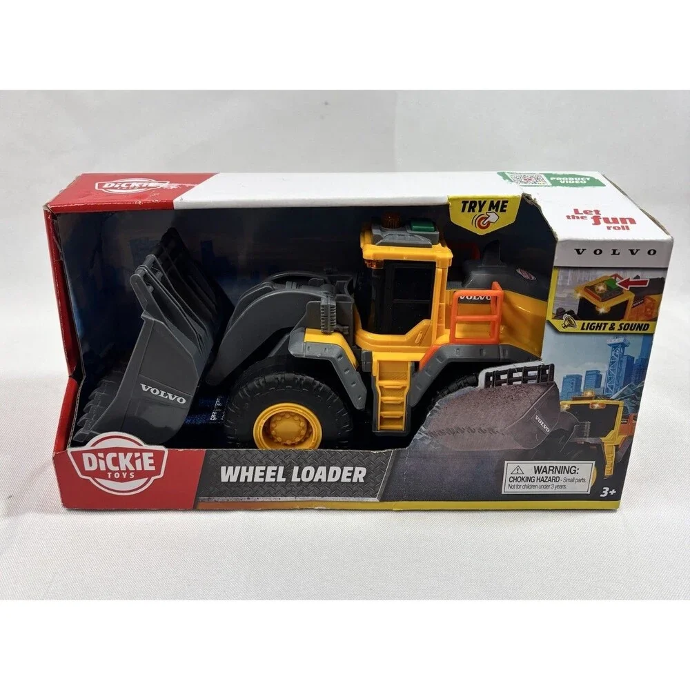 Dickie Toys Volvo Wheel Loader Light & Sound Construction Truck New